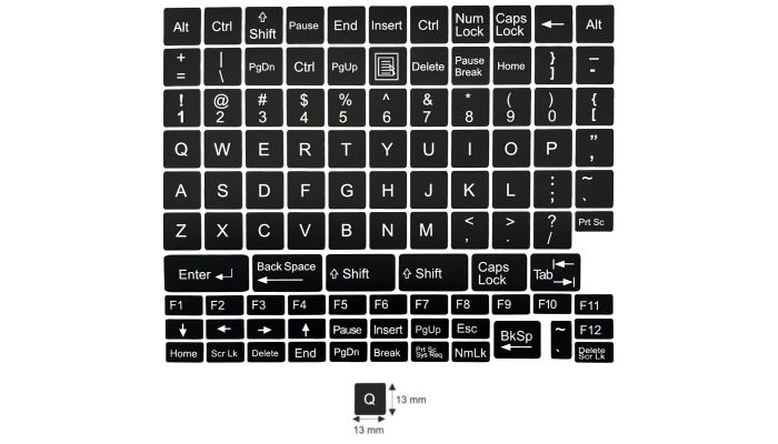 N7 Toetstickers - big kit - zwarte achtergrond - 13:13mm